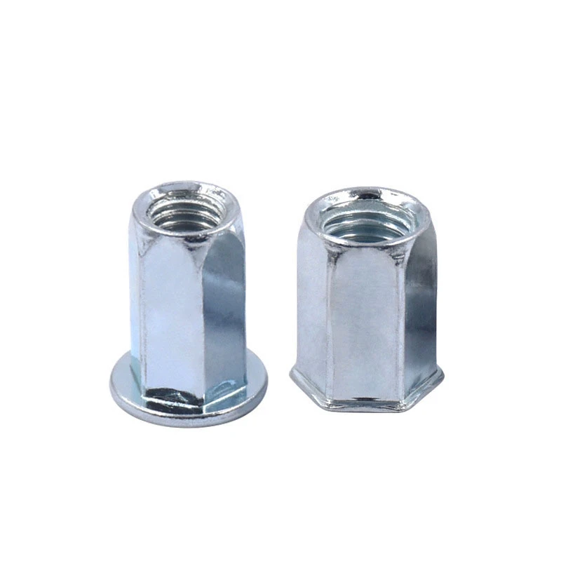 Flat Head Hexagon Rivet Nuts For Sheet Plate