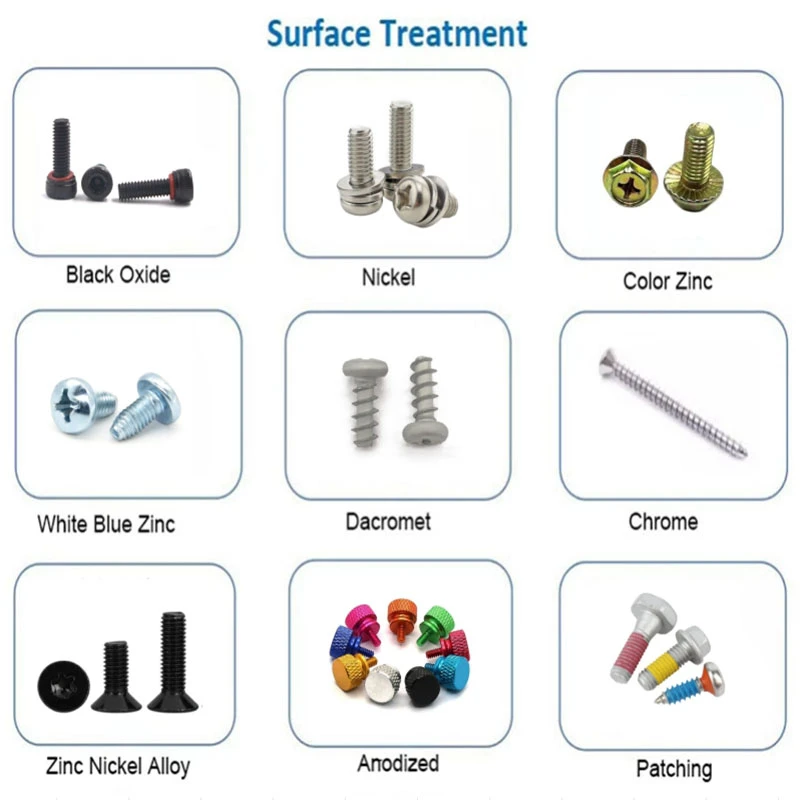 Surface treatment of fasteners